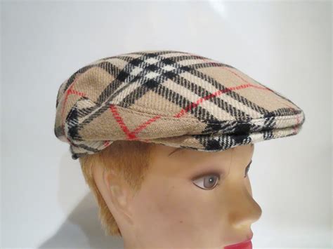 vintage burberry newsboy cap|Burberry Wool Hats for Men for sale .